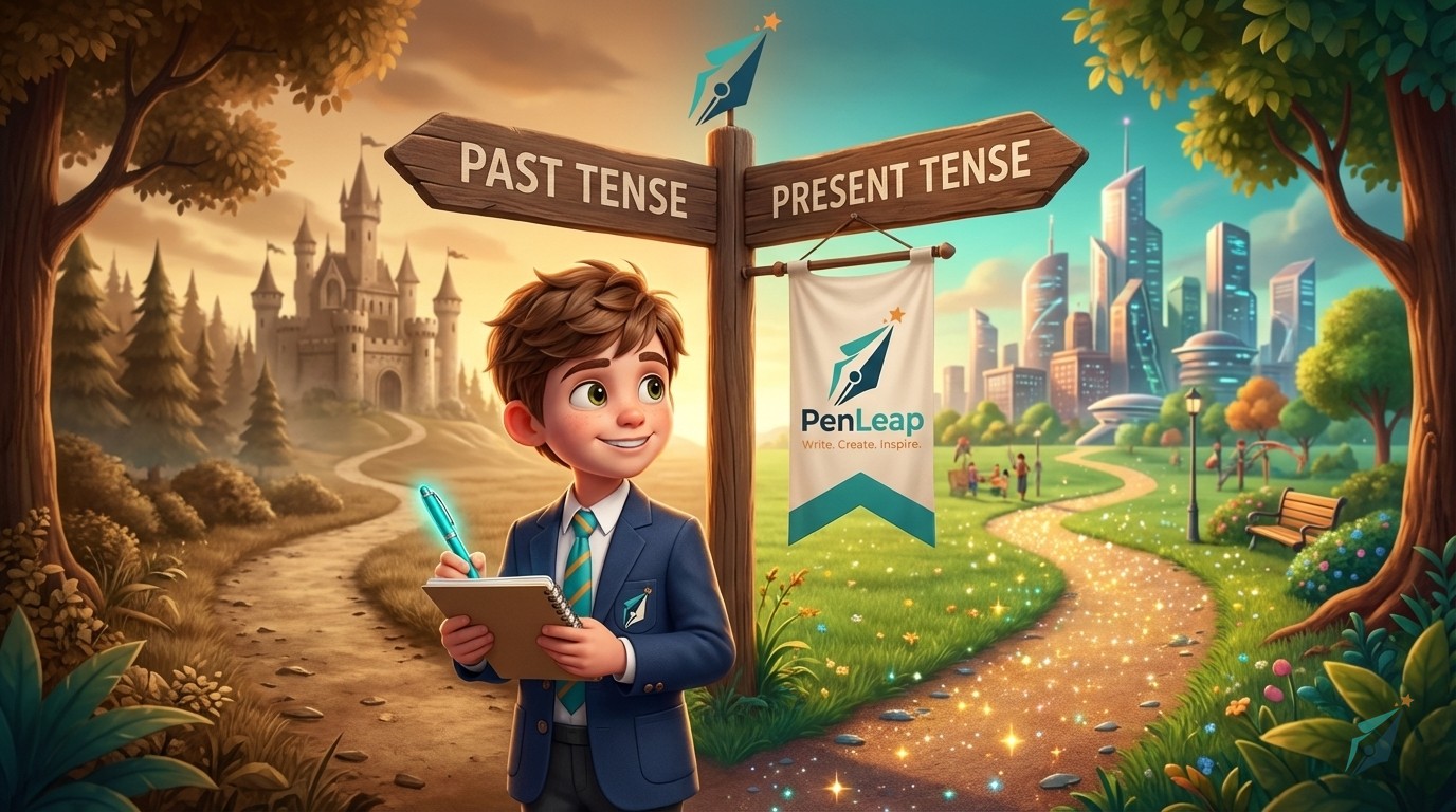 When to Use Past and Present Tense in 11+ Creative Writing