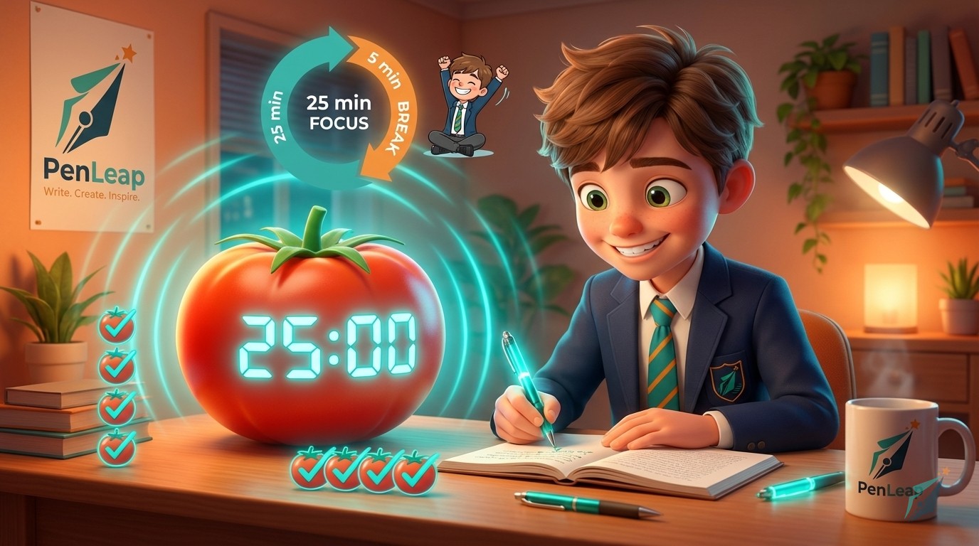 The Pomodoro Technique Adapted for 11+ Study Sessions