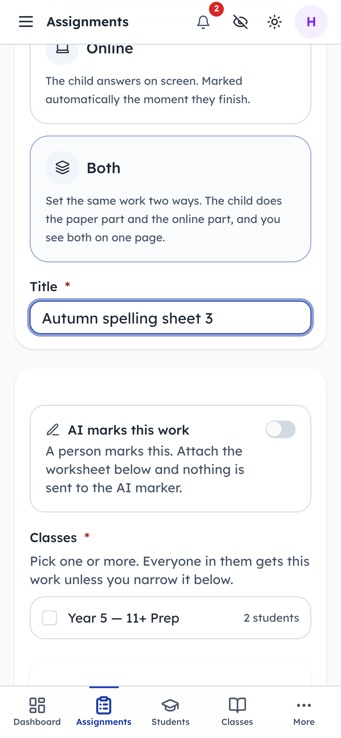 Name it, and say who marks it